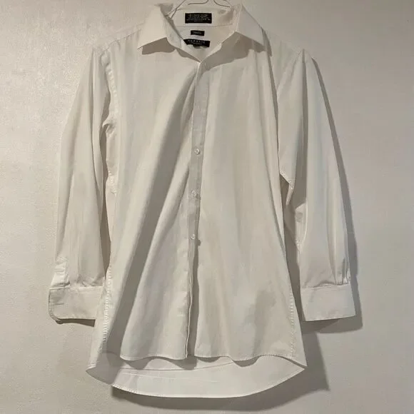 Marquis Signature Slim Fit Dress Shirt 15/15.5 32-33 – White Button Down Men’s L - Picture 1 of 10